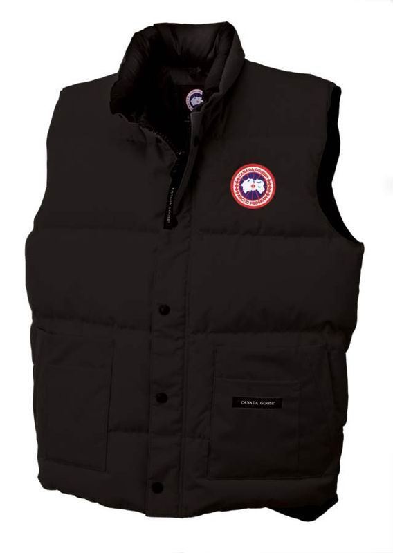 Black Freestyle Vest Mens Canada Goose cheap